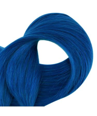 Buy Runature Blue U Tip Real Hair Extensions - 50cm 25g 25 Strands Premium Quality Blue Hair Extensions - 20 Inch Bonded for Easy Application - Buy Online on GoSupps.com