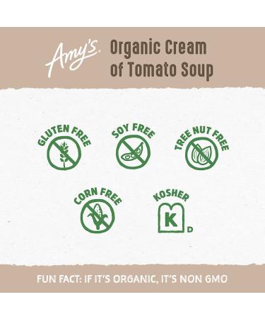 Amy's Soup  Gluten Free  Organic Cream of Tomato  Low Fat  14.5 oz - Buy Online on GoSupps.com