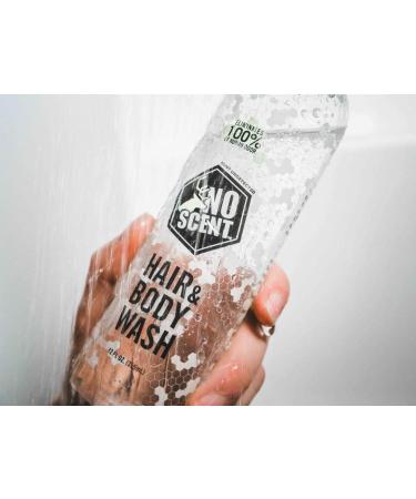 No Scent Hair & Body Wash - 12oz | Gentle All-Natural Formula for Sensitive Skin | Free International Shipping - Buy Online on GoSupps.com