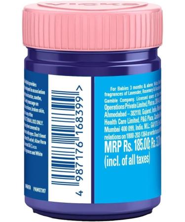 BabyRub Soothing Vapour Ointment for Babies (50 ml - 1.7 oz) + V4l Paper Napkin 125 Sheets Free - Buy Online on GoSupps.com