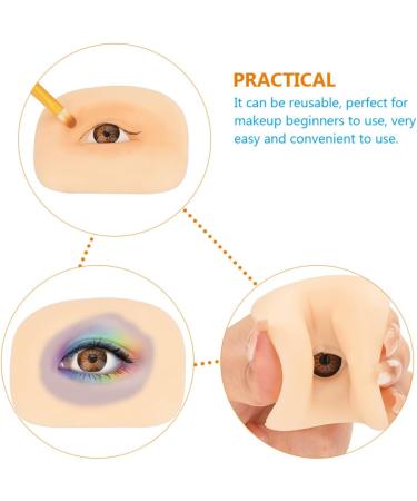  MERRYHAPY MERRYHAPY 1 Set practice skin makeup board eyeshadow training model makeup beginner Training eyeshadow eyeshadow makeup board - Buy Online on GoSupps.com