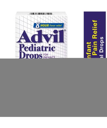 Advil Dye-Free Pediatric Drops Fever and Pain Reliever for Infants Grape Flavour 24 mL 24 ml (Pack of 1) Grape - Buy Online on GoSupps.com