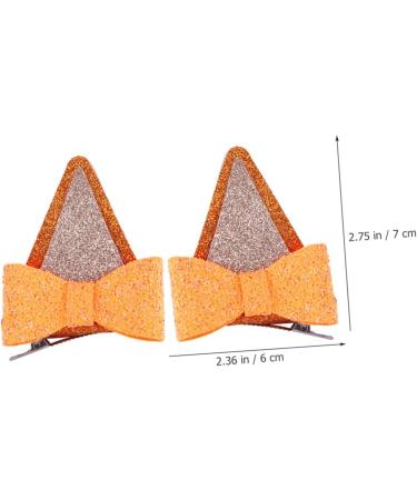 KONTONTY 6 Pairs Hair Bow Barrettes Kawaii Hair Clips Halloween Costume Supplies Sequin Bow Hair Pins Glitter Bowknot Hairpin Cat Ears Hair Clips Dog Ears Hair Pins Hair Barrettes Fabric - Buy Online on GoSupps.com