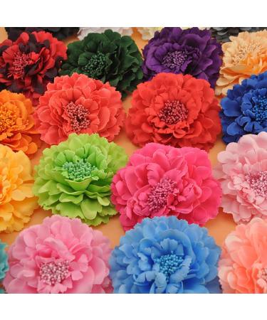 Amuhou Womens Rose Flower Hair Clip & Brooch Set - Bridal Headpiece & Flamenco Dancer Accessory (Peony 12 Pcs) - Buy Online on GoSupps.com