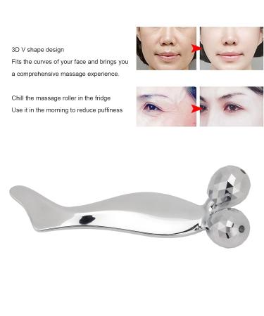 3D Facial Massager Roller - Double Ball Skin Care Tool for Face Sculpting & Slimming | Boost Absorption & Comfort - Buy Online on GoSupps.com