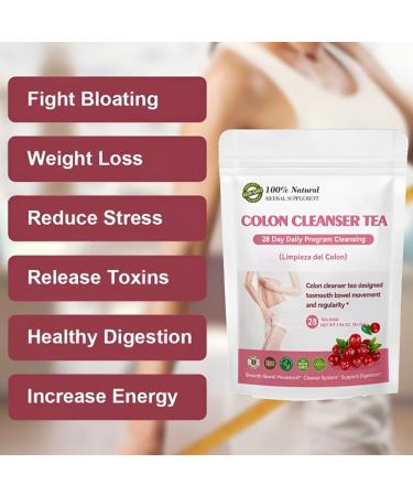 Tisane Minceur 28 Jours - Nettoyant Naturel Du C lon Et Br leur De Graisse For La Graisse Abdominale Et La Constipation(3PCS) 1 g (Lot de 1) - Buy Online on GoSupps.com