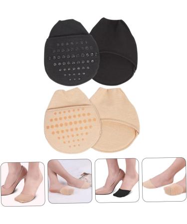 8 Pairs of Sole Pads Shoe Breathable Half Socks Insole Front Pad Women's Toe Socks Sponge - Buy Online on GoSupps.com