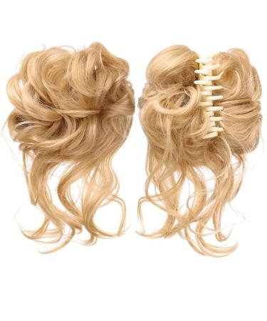 Hair Accessories Synthetic Hair Bun Messy Curly Bun Claw Clip Bun Headband Wig Ponytail Hair Extensions Women Wig Hair Bun Hair Pieces For Women(SW207-01)