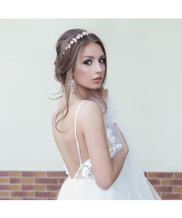 Charonle Rhinestone Flower Headband - Perfect for Flower Girls and Bridesmaids - Buy Online on GoSupps.com