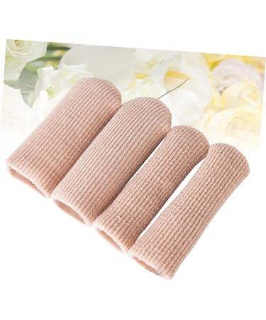 Silicone Gel Toe Sleeve 4pcs Set - Thumb & Finger Protector Caps for Feet, Toe Cover, Splitter & Protective Case - Toe Sleeve for Shut Up Feet - Picture 1 - Buy Online on GoSupps.com