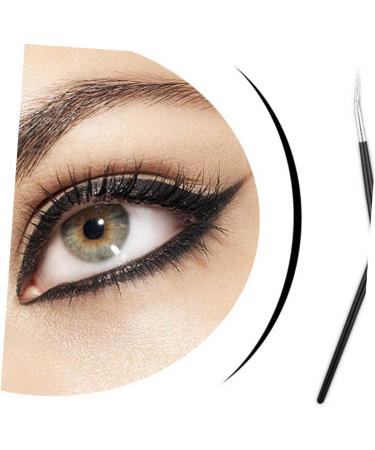PLAFOPE 6pcs Long Handle Eyeliner Brush Liner Brush for Eyes Angled Bent Eyeliner Brush Eye Makeup Brush - Buy Online on GoSupps.com