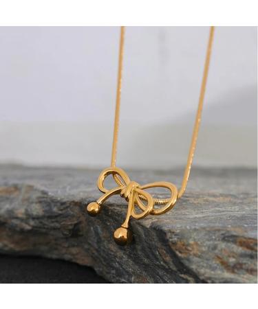 Oralgos Elegant Butterfly Necklace | Handmade Adjustable Choker & Loop Pendant | Perfect Gift for Women - Buy Online on GoSupps.com