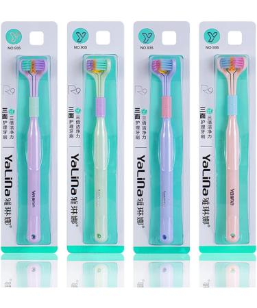 Frdun 3-Page Toothbrush - Gentle Soft Bristles for Deep Cleaning | Children's & Adult Models in Mint Green - Buy Online on GoSupps.com