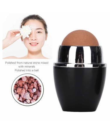 Oil Control Roller - Portable Facial Cleansing & Pore Massage Ball for Oil Absorption & Skin Care (Black) - Buy Online on GoSupps.com