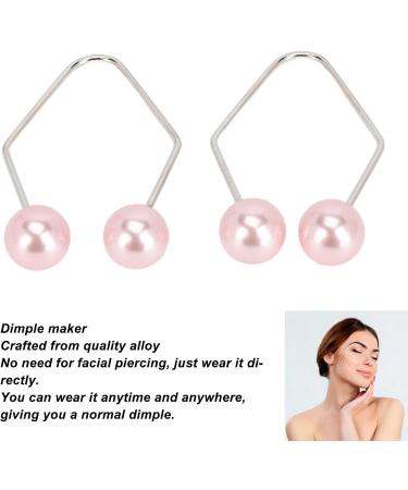 Dimple Maker 2 Pairs Trainer to Create Dimples on the Face and Cheeks Innovative Tool to Improve Your Smile and Strengthen Facial Muscles (Pink) - Buy Online on GoSupps.com
