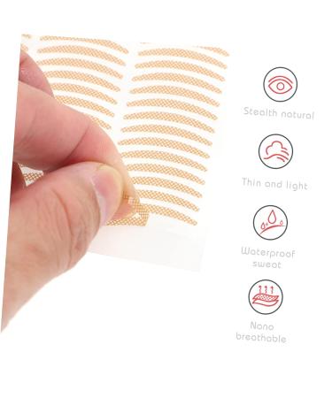 FRCOLOR 3 Sets Double Eyelid Sticker Ktape Invisible Eyelid Strips Snap Tape Droopy Eyelid Tape Hooded Eyelid Tape Eye Lift Stickers Invisible Eyelid Sticker Mesh Boost Stickers Fiber 8.2X7.5X0.1CM Yellow - Buy Online on GoSupps.com