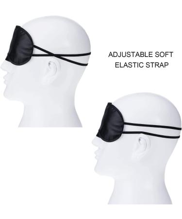 Pack of 20 Eye Mask Shade Cover Blindfold Night Sleeping with Nose Pad Blindfold Game Games Relax Cover Black - Buy Online on GoSupps.com
