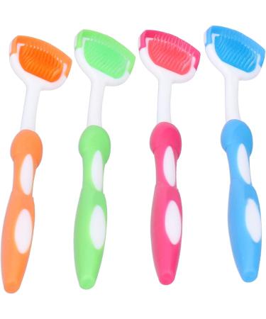 Buy Portable Plastic Tongue Scraper - Travel-Friendly Tongue Brush Cleaner for Fresh Breath | International Shipping Available - Buy Online on GoSupps.com