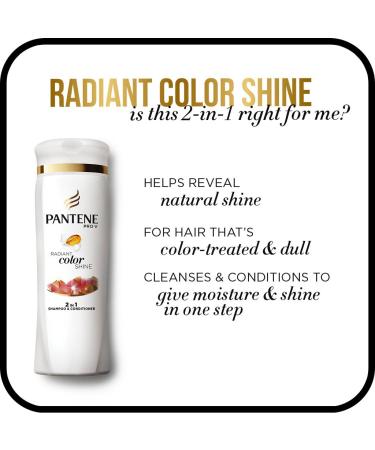 Pantene Pro-V Radiant Color Shine 2in1 Shampoo & Conditioner 12.6 oz - Vibrant Shine | Pack of 1 - Buy Online on GoSupps.com