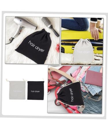 AUTSUPPL 2pcs Hair Dryer Storage Bag Travel Organizer Bags Travel Carry on Bag Travel Bag Organizer Fabric - Buy Online on GoSupps.com