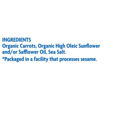 Rhythm Superfoods Carrot Sticks Sea Salt, Organic & Non-GMO, 0.6 Oz (Pack of 8) Vegan/Gluten-Free Superfood Snacks - Buy Online on GoSupps.com