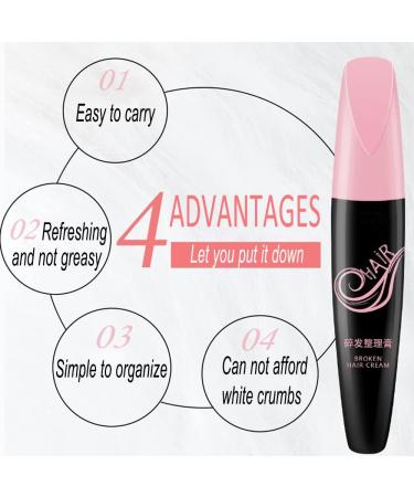 Hair Feel Finishing Stick Small Finishing Cream for Broken Hair Refreshing Non-Greasy Styling Gel Cream Hair Wax Stick Fixation Bangs Stereotypes Cream (Pack of 2) - Buy Online on GoSupps.com