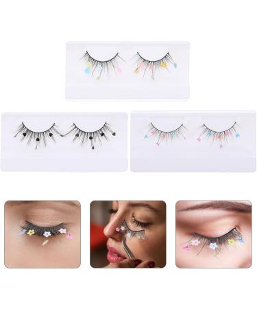 Beavorty 3 Pairs false lashes fake eyelashes natural eyelashes colored lash extensions lashes natural cosplay lashes women lashes makeup eyelashes cosmetic lashes Imitation slim extend - Buy Online on GoSupps.com