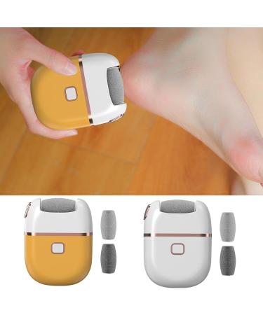 Electric callus remover for feet | Portable electronic foot file pedicure | Dead Skin Foot Care Callus Remover Rechargeable Waterproof Foot File Yellow - Buy Online on GoSupps.com