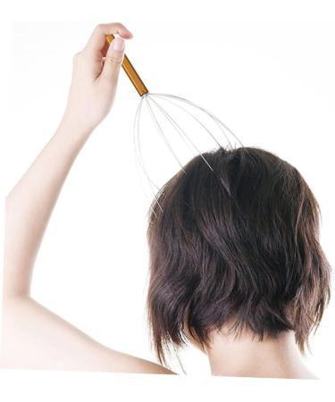 Fomiyes 2-in-1 Head Massager & Full Body Massage Device | Stainless Steel Scalp Scratch Octopus Massager for Ultimate Relaxation - Buy Online on GoSupps.com