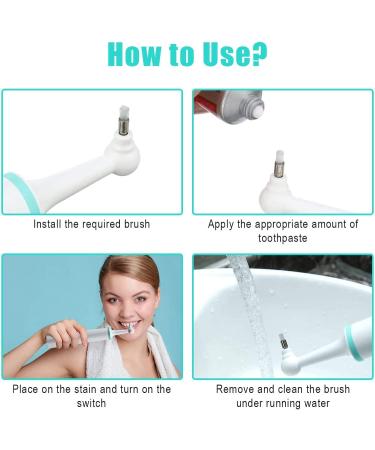 Electric Tooth Polisher: Dental Tartar Remover for Teeth Whitening - Household Cleaning Kit for People and Pets - Buy Online on GoSupps.com