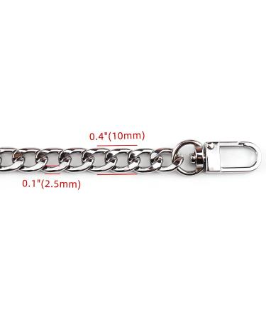 10mm Wide High Quality Purse Chain Metal Shoulder Handbag 