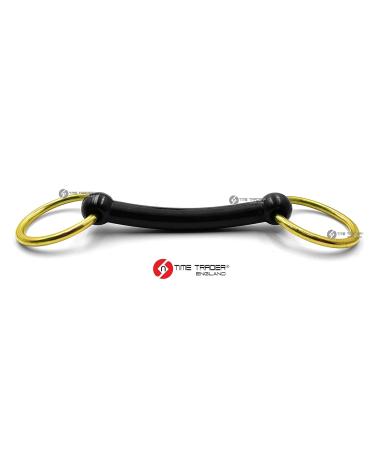2" Loose Ring Rubber Mouth Snaffle Horse Pony Bit Cob Bradoon Mullen Bit (4.5") - Buy Online on GoSupps.com