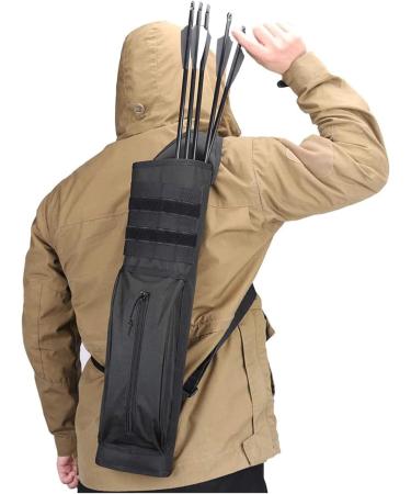 XTACER Heavy Duty Arrow Tactical Quiver - Hunting Training Archery Target Holder Shoulder Bag Pouch - Black - Buy Online on GoSupps.com