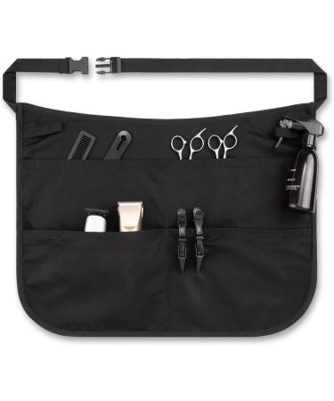 Noverlife Hair Stylist Waist Apron - 5 Pockets Adjustable Belt Bleach-Proof & Hair Resistant for Men & Women - Perfect Salon Tool for Hairdressers - Buy Online on GoSupps.com