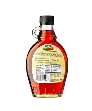 Coombs Family Farms Organic Maple Syrup Grade A Amber - 8 Fl Oz | Pure & Natural - Buy Online on GoSupps.com