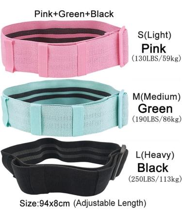 Anti-Slip Resistance Band Home Fitness Pilates Hip Circle Booty Elastic Training Yoga Band Workout (D 1) - Buy Online on GoSupps.com