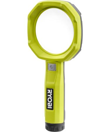 RYOBI Illuminated Magnifying Glass RML4-0 | 4V USB Lithium 3X Magnification 2 Intensity Levels - Perfect for Detail Work - Buy Online on GoSupps.com