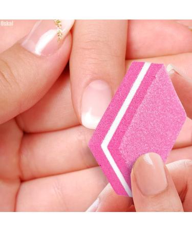 100Pcs Professional Nail Buffer Block Set - 180 Grit Buffing Blocks for Natural and Acrylic Nails - Nail Art Tools and Sandpaper File - Buy Online on GoSupps.com