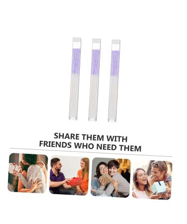 Beavorty Ear Cleaning Kit - 360 Pcs Ear Cleaning Tools & Solution for Men and Adults - Includes Colorful Earrings, Nose Rings, and Tooth Flossers - Violet - 12X1.5CMx2pcs - Buy Online on GoSupps.com