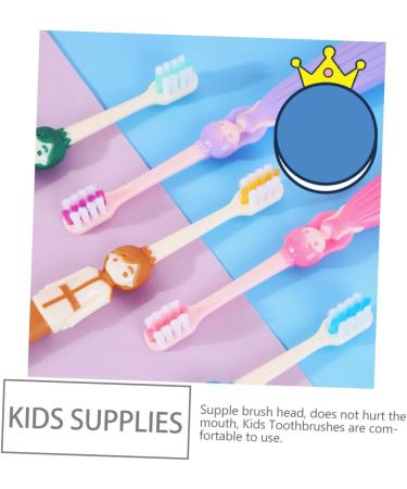 Healeeved Children's Toothbrush Set - 4 Ergonomic Travel Toothbrushes for Toddlers | Colorful & Kid-Friendly Design - Buy Online on GoSupps.com