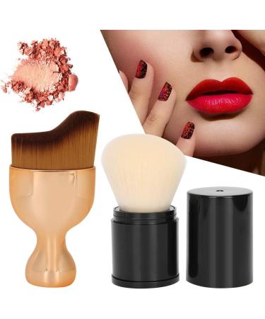 Verdant Touch Face Makeup Brush Curved Foundation Blush Brush Soft Makeup Tool Cosmetic Brush - Buy Online on GoSupps.com