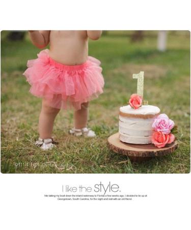 YONKINY Newborn Baby Photography Prop Tutu Skirt Set - Red Peach | Princess Tulle Skirt for Birthday Photography 12 Months with Headband Hairband - Buy Online on GoSupps.com
