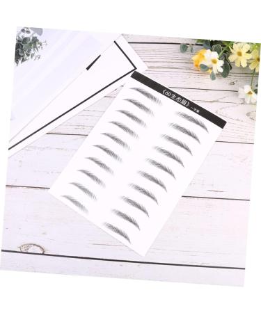Beavorty 4 Sheets Pairs Makeup Brow Sticker Black Makeup Eyebrow Makeup Tools Eyebrow Stickers 6 Proof - Buy Online on GoSupps.com