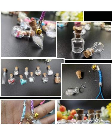 Milisten Clear Glass Jars 10PCS Unique Wishing Bottle Decor Delicate Drift Bottle Starry for Child Children Kids Glass Pendant - Buy Online on GoSupps.com