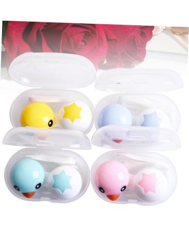 Homsfou Contact Lens Container - 4-Piece Care Box for Lens Holders & Contact Lenses - Buy Online on GoSupps.com