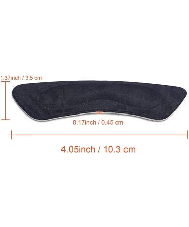 Buy Heel Pads for Women - 6 Pairs Self-Adhesive Shoe Inserts & Heel Protectors - Black Foot Care - Buy Online on GoSupps.com