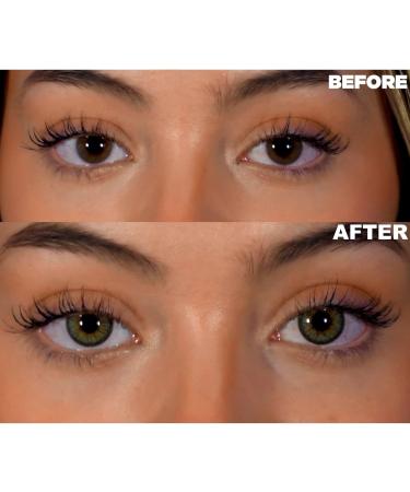 Buy Green Colored Contact Lenses - Monthly Strength - Natural Look for Dark Eyes - Free Container Included - Buy Online on GoSupps.com