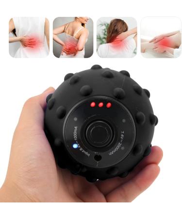 Vibrating Massage Ball for Muscle Relief | Fitness & Yoga Massage Roller for Back Neck & Shoulders - Buy Online on GoSupps.com