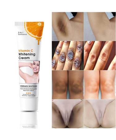 Axnoocy Body VVhitening Cream for Private Area and Bikini Area Quick Results Vitamin C Skin Care Cream for Underarm Neck Armpit Elbow Knees and Inner Thigh (1.8 FL.Oz)