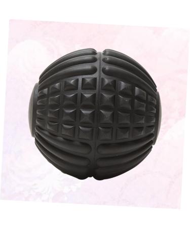 Buy Tovinanna Spiky Massage Ball - Plantar Fasciitis Relief & Trigger Point Muscle Roller | Yoga & Fitness Massage Tool (Black) - Buy Online on GoSupps.com